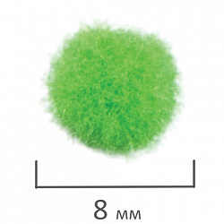 Помпоны для творчества, 10 цветов, 8 мм, 60 шт., ОСТРОВ СОКРОВИЩ, 661422