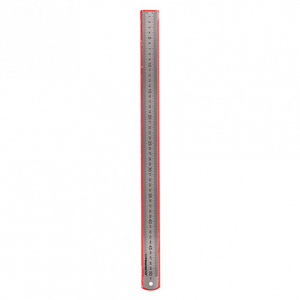 Линейка металлическая 50 см СУПЕРПРОЧНАЯ, ПВХ-чехол, ГРАНДМАСТЕР, 210814