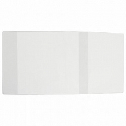 Обложка ПВХ для учебников младших классов МАЛОГО ФОРМАТА, ПЛОТНАЯ, 100 мкм, 220x460 мм, прозрачная, ПИФАГОР, 229312