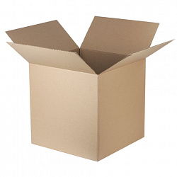 Гофрокороб, длина 400 мм х ширина 400 мм х высота 400 мм, марка Т23, профиль В, FEFCO 0201 / ГОСТ, исполнение А