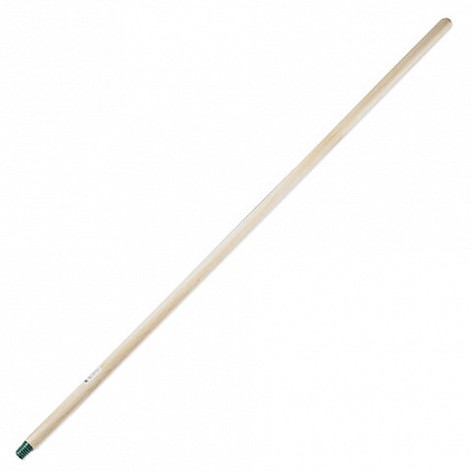 Черенок рукоятка для уборочного инвентаря 120 см, еврорезьба пластиковая, ПРОЧНЫЙ деревянный ВЫСШИЙ СОРТ d=2,2-2,4 см, LAIMA EXPERT, 601829
