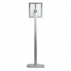 Стойка информационная напольная А4 с алюминиевым "клик"-профилем (210х297 мм) BRAUBERG "Extra", 238224