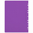 Скоросшиватель пластиковый с перфорацией BRAUBERG EXTRA, А4, 140/180 мкм, фиолетовый, 272897
