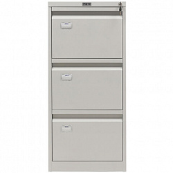 Шкаф картотечный ПРАКТИК "AFC-03", 1008х470х646 мм, 3 ящика, для 165 подвесных папок, формат папок Foolscap или A4 (БЕЗ ПАПОК)