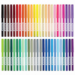 Фломастеры ПИФАГОР "ЭНИКИ-БЕНИКИ", 50 цветов, вентилируемый колпачок, 152455