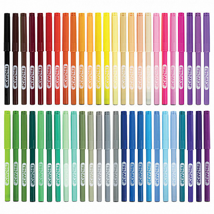 Фломастеры ПИФАГОР "ЭНИКИ-БЕНИКИ", 50 цветов, вентилируемый колпачок, 152455