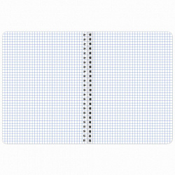 Тетрадь А5 48 л. BRAUBERG, гребень, клетка, глянцевая ламинация, "Dark" (микс в спайке), 404341