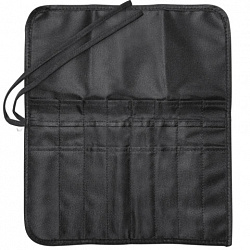 Пенал-скрутка органайзер для кистей и инструментов, 16 ячеек, черный, BRAUBERG ART DEBUT, 272992