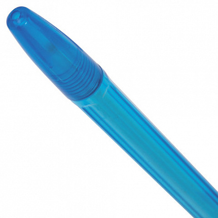 Ручка шариковая BRAUBERG "X-333" NEON, СИНЯЯ, корпус тонированный ассорти, узел 0,7 мм, линия письма 0,35 мм, 142829