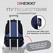 Рюкзак HEIKKI SECURE (ХЕЙКИ) универсальный, отделение для ноутбука, синий, 46x31x19 см, 273896