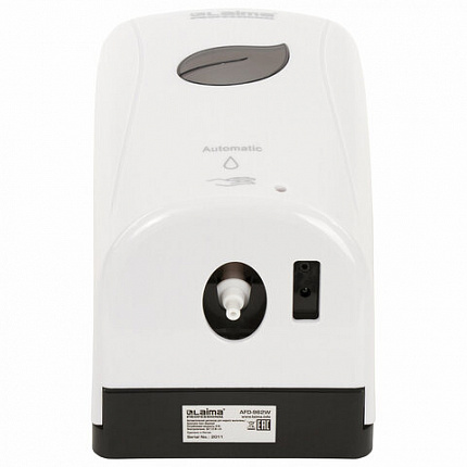 Дозатор для мыла-пены LAIMA PROFESSIONAL ECO, НАЛИВНОЙ, СЕНСОРНЫЙ, 1,3 л, белый, 607330