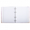Тетрадь на кольцах А5 (175х215 мм), 240 листов, твердый картон, клетка, BRAUBERG, Cloud, 404094