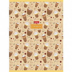 Тетрадь А5, 96 л., HATBER, скоба, клетка, обложка картон, "Good food (микс)", 068343, 96Т5В1