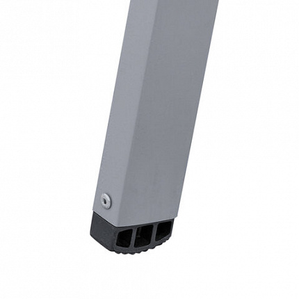 Стремянка стальная двухсторонняя 2х3 ступени, высота площадки 0,66м, алюминиевая площадка 35х16см, до 150кг, вес 4,2кг НОВАЯ ВЫСОТА, 1160203