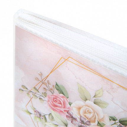 Фотоальбом BRAUBERG "Watercolor flowers" на 36 фото 10х15 см, мягкая обложка, 391431