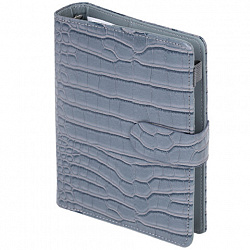 Ежедневник-органайзер недатированный B6 150x190 мм BRAUBERG "Comodo", под кожу, 160 л., серый, 116207