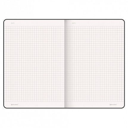 Блокнот А5 (130х210 мм), BRAUBERG ULTRA, под кожу, 80 г/м2, 96 л., клетка, светло-розовый, 113008