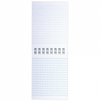 Блокнот МАЛЫЙ ФОРМАТ А7 75х105 мм, 40 л., гребень, картон, клетка, BRAUBERG, "Черный стиль", 129855