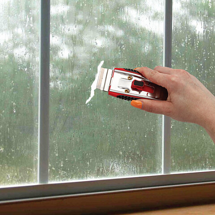 Скребок для любых поверхностей (стеклокерамика, стекло, плитка) BRAUBERG "SUPER", 5 лезвий, 606761