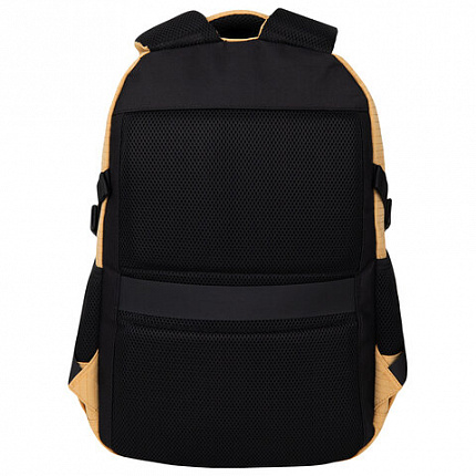 Рюкзак HEIKKI VALUABLE (ХЕЙКИ) универсальный, 2 отделения, отделение для ноутбука, бежевый, 48x33x19 см, 273870