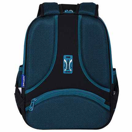 Ранец BRAUBERG FIT, 2 отделения, "Супермашина", 38х27х14 см, 272024