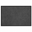 Коврик придверный 60х90 см, СЕРЫЙ, влаго-грязезащитный, 430 г/м2, ребристый, ЛЮБАША СТАНДАРТ, 701035
