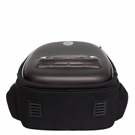 Ранец GRIZZLY анатомическая спинка, c бейджем, для мальчиков, "BLACK CAR", 36х28х20 см, RAz-587-7/1