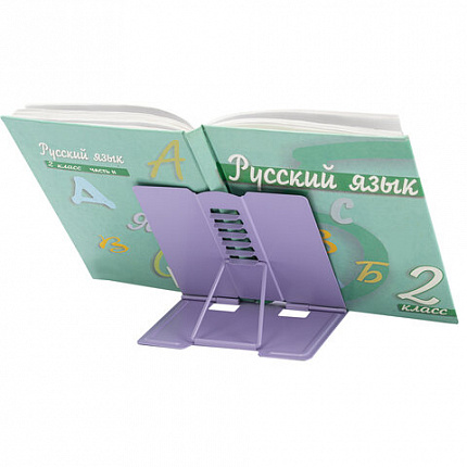 Подставка для книг и учебников BRAUBERG KIDS mini "Monsters" с таблицей умножения, регулируемый угол наклона, металлическая, 238976