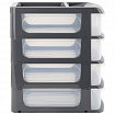 Бокс универсальный большой, 4 выдвижные секции, 37,6х25х35,5 см, М2768