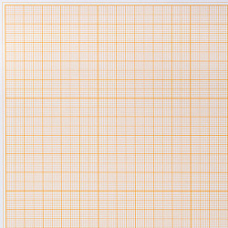 Бумага масштабно-координатная (миллиметровая), папка, БОЛЬШОЙ ФОРМАТ А3, оранжевая, 10 листов, 65 г/м2, STAFF, 113486