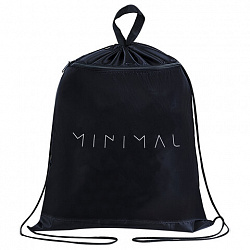 Мешок для обуви BRAUBERG, с петлёй, карман на молнии, 47х37 см, "Minimal", 274636