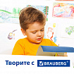 Картон цветной А4 МЕЛОВАННЫЙ, 48 листов, 12 цветов, склейка, BRAUBERG, 200х290 мм, 113552