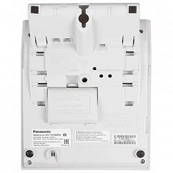 Телефон PANASONIC KX-TS2388RUW, АОН, спикерфон, память 50 номеров в справочнике, тональный/импульсный режим, белый