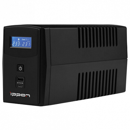 Источник бесперебойного питания IPPON Back Power Pro II Euro 850, 850ВА (480Вт), LCD, 2 евророзетки, 1005575