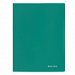 Папка 40 вкладышей BRAUBERG "Office", зеленая, 0,6 мм, 222633