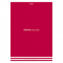 Тетрадь А4, 96 л., HATBER, скоба, линия, матовая ламинация, тиснение, "MONOCOLOUR" (микс в спайке), 093583, 96Т4лтВ2