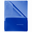 Папка-уголок 2 кармана, непрозрачная, А4, BRAUBERG "SPECIAL", синяя, 0,18 мм, 273060