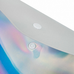 Папка-конверт с кнопкой BRAUBERG "ULTRA", А4, непрозрачная, c голографическим эффектом, 0,2 мм, 272885