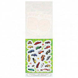 Альбом с наклейками, 50 стикеров, ассорти, 145х210 мм, 4 страницы, УМКА