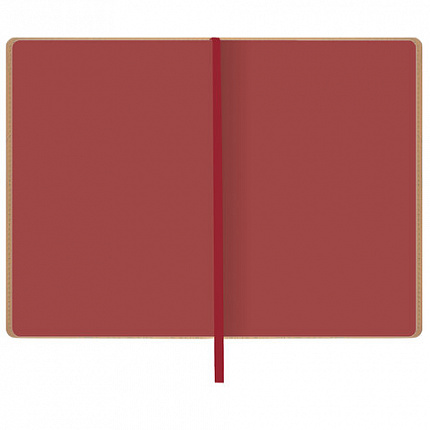 Блокнот А5 (148x218 мм), BRAUBERG "Metropolis Mix", под кожу, 80 л., в точку, бежевый, 113317