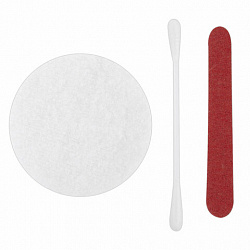 Косметический набор КОМПЛЕКТ 500 шт., HOTEL COLLECTION (диски+палочки+пилочка) саше, флоупак, 2000311