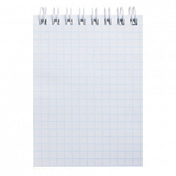 Блокнот МАЛЫЙ ФОРМАТ А7, 80 л., гребень, обложка пластик, клетка, HATBER, "LINE NEON", зеленый, 081518, 80Б7В1гр_03034