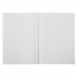 Книга учета 96 л., линия, твердая, картон, глянцевая, типографский блок, А4 200х290 мм, STAFF, 130221