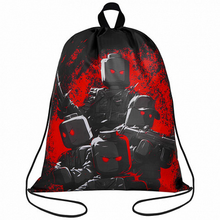 Мешок для обуви BRAUBERG KIDS, с петлей, 42х34 см, "Terrible fighters", 273435