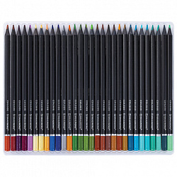 Карандаши цветные чёрное дерево BRAUBERG BLACK WOOD, 120 цветов, мягкий грифель 3 мм, 182046