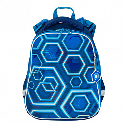 Ранец BRAUBERG PREMIUM, 2 отделения, с брелком, Techno, 38х29х16 см, 227812