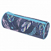 Пенал-тубус BRAUBERG, с эффектом SOFT TOUCH, полиэстер, "Feathers", 22х8 см, 270058
