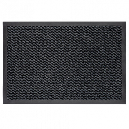 Коврик входной ИЗНОСОСТОЙКИЙ влаговпитывающий 60х90 см, толщина 8 мм, ТАФТИНГ, серый, LAIMA EXPERT, 606883