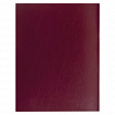 Тетрадь бумвинил, бордовый, А4 (большой формат), 96 л., скоба, офсет №1, белая бумага, клетка, STAFF, 403420
