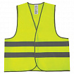 Жилет сигнальный, 2 светоотражающие полосы, ЛИМОННЫЙ, XXL (56-58), ГРАНДМАСТЕР, 610841